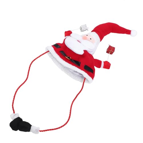 VILLFUL Weihnachtsmütze für Erwachsene Santa Claus Design Festliche Nikolausmütze Kuscheliger Weihnachtsmann Hut als Partydeko und Fotorequisite für Weihnachtsfeier und von VILLFUL