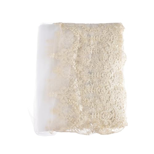 VILLFUL Yards Gold Lace Trim für DIY Verpackungen Elegantes Spitzenband Vielseitiges Dekorationszubehör für Kleidung und Feiertagsanlässe VILLFUL Yards Gold Lace Trim für DIY Verpackungen Elegantes Spitzenband Vielseitiges Dekorationszubehör für Kleidung und Feiertagsanlässe von VILLFUL