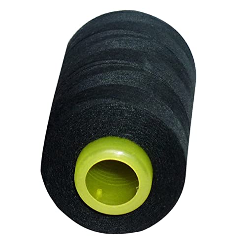 VILLFUL Yards Nähgarn Overlock Garnspulen für Quilting Polstern und Näharbeiten Schwarz Hohe Festigkeit für Nähmaschinen und Projekte von VILLFUL