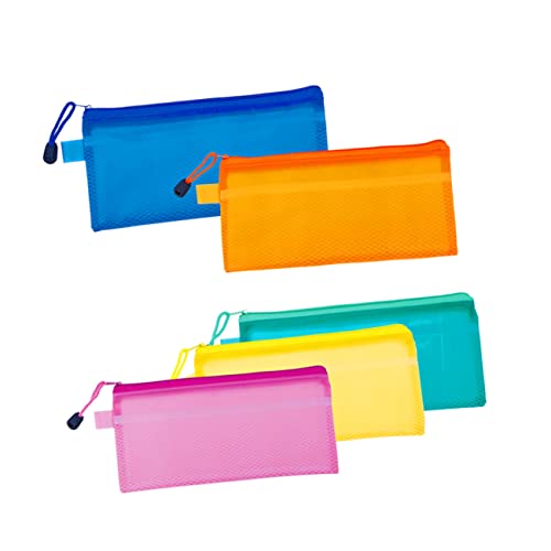 Wasserdichte Portfolio Net Reißverschlusstasche für Büro und Reisen PVC Clip Bag Zufälligen Langlebig und Praktisch für Dokumente von VILLFUL