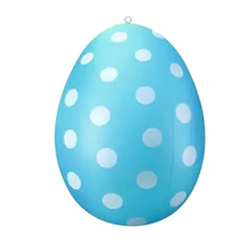 VIMAZ Osterdeko Outdoor, 40 cm Riesige Osterei-Dekorationen für den Außenbereich für Schaufenster, Warenpräsentation, Garten für Garten, Rasen, Party (Blau) von VIMAZ