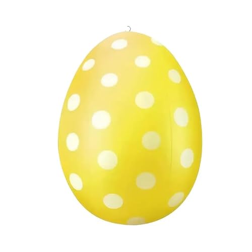VIMAZ Osterdeko Outdoor, 40 cm Riesige Osterei-Dekorationen für den Außenbereich für Schaufenster, Warenpräsentation, Garten für Garten, Rasen, Party (Gelb) von VIMAZ