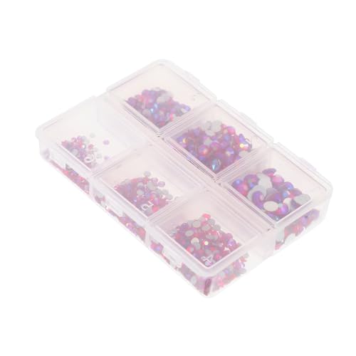 VINTORKY 1 Schachtel Flache Strasssteine für Nageldesign Fach Aufbewahrungskit mit Roten Ab Rhinestones für Kreative Nail Art Diy Maniküre für Anfänger und Profis VINTORKY 1 Schachtel Flache Strasssteine für Nageldesign Fach Aufbewahrungskit mit Roten Ab Rhinestones für Kreative Nail Art Diy Maniküre für Anfänger und Profis von VINTORKY