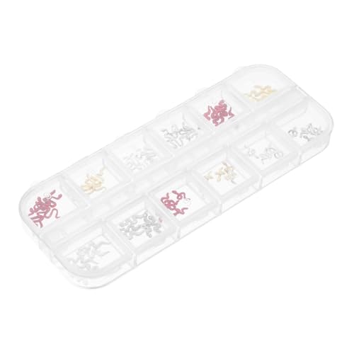 VINTORKY 1 Schachtel Nagelkunstschmuck Schlange Nagel Charms Anhänger Für Nägel Nagelanhänger Schlange Charms Für Nageldesign Einzigartige Nagelcharme Nagelkunst-anhänger Legierung von VINTORKY