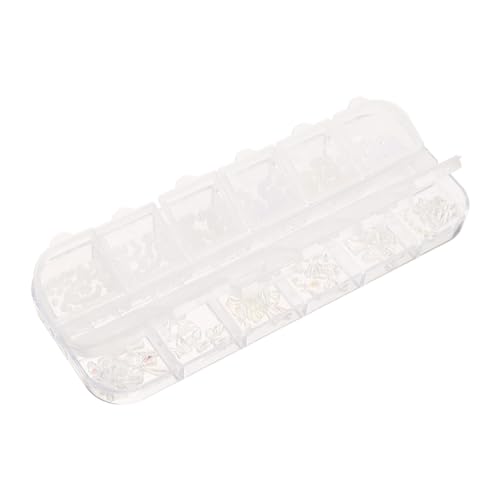 VINTORKY 1 Schachtel Nail Decorations Nail Charms mit Perlen und Schmetterlingen Luxuriöse Nagelkunst Dekorationen für DIY Maniküre Mischpackung Aufbewahrungsbox von VINTORKY