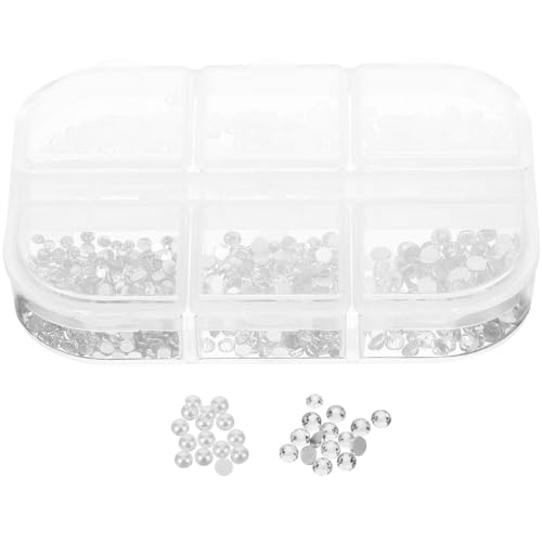 VINTORKY 1 Schachtel Perlen Flachrückige Charms für DIY Nageldekoration Teilige Mischung für Maniküre Langlebig und Einfach Anzuwenden VINTORKY 1 Schachtel Perlen Flachrückige Charms für DIY Nageldekoration Teilige Mischung für Maniküre Langlebig und Einfach Anzuwenden von VINTORKY