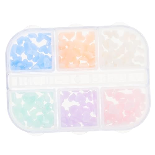 VINTORKY 1 Schachtel Resin Herz Nail Art Charms Box mit Diy Herzform Nageldekorationen für Salon Zuhause für Verschiedene Anlässe aus Hochwertigem Harz Gefertigt VINTORKY 1 Schachtel Resin Herz Nail Art Charms Box mit Diy Herzform Nageldekorationen für Salon Zuhause für Verschiedene Anlässe aus Hochwertigem Harz Gefertigt von VINTORKY