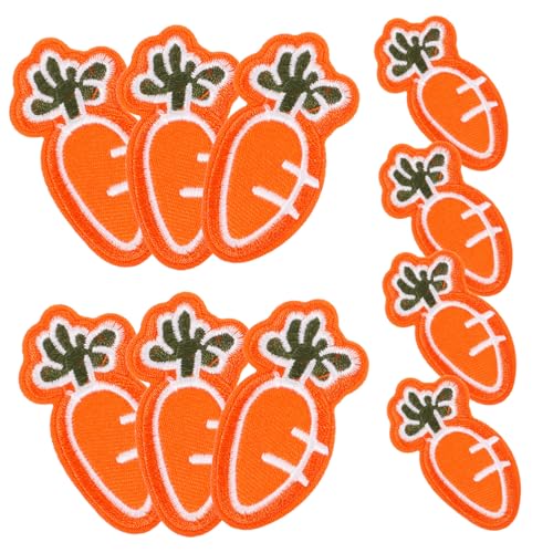 VINTORKY 10 Stück Teiliges Karotten Aufnäher zum Aufbügeln Dekorative Kompakte Patches für DIY Kleidung Leichte Reparatur und Verzierung von Jacken Hüten Taschen und Schuhen VINTORKY 10 Stück Teiliges Karotten Aufnäher zum Aufbügeln Dekorative Kompakte Patches für DIY Kleidung Leichte Reparatur und Verzierung von Jacken Hüten Taschen und Schuhen von VINTORKY