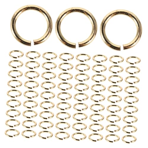 VINTORKY 100 Stück Offene Biegeringe für Diy Schmuckherstellung Metallverbinder für Armbänder Einfach zu Bedienen Langlebig und Vielseitig Einsetzbar VINTORKY 100 Stück Offene Biegeringe für Diy Schmuckherstellung Metallverbinder für Armbänder Einfach zu Bedienen Langlebig und Vielseitig Einsetzbar von VINTORKY