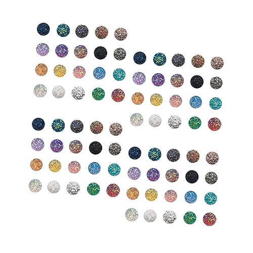 VINTORKY 100Stücke Runde Harz Schmuck Zubehör für DIY Ohrringe Armbänder und Handarbeiten Zufällige Farben Flacher Boden für Einfache Anwendung und Design VINTORKY 100Stücke Runde Harz Schmuck Zubehör für DIY Ohrringe Armbänder und Handarbeiten Zufällige Farben Flacher Boden für Einfache Anwendung und Design von VINTORKY
