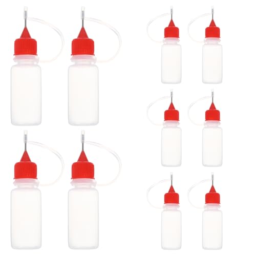 VINTORKY 10Stücke Präzisionsspitzen Applikatorflaschen Nachfüllbare Quetschflaschen für Flüssigkeitskleber und Acrylfarbe Tragbar und Langlebig für DIY Projekte und Präzises VINTORKY 10Stücke Präzisionsspitzen Applikatorflaschen Nachfüllbare Quetschflaschen für Flüssigkeitskleber und Acrylfarbe Tragbar und Langlebig für DIY Projekte und Präzises von VINTORKY