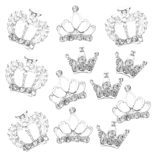 VINTORKY 12 Stück Nail Art Dekorationen Krone Strass Nagelstuds Maniküre Zubehör für Diy Nageldesign Langlebig und Elegant für Kreative Nail Art Anwendungen VINTORKY 12 Stück Nail Art Dekorationen Krone Strass Nagelstuds Maniküre Zubehör für Diy Nageldesign Langlebig und Elegant für Kreative Nail Art Anwendungen von VINTORKY