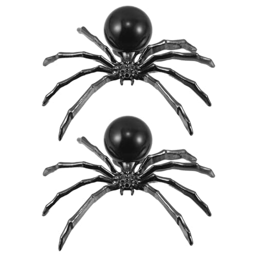 VINTORKY 2 Stück Teiliges Kristallspinnen deko Langlebiger Legierung Künstlerische Halloween Figur mit Obsidian kristallkugel Kreative Spinnenmodelle für Haus Laden und Eventgestaltung VINTORKY 2 Stück Teiliges Kristallspinnen deko Langlebiger Legierung Künstlerische Halloween Figur mit Obsidian kristallkugel Kreative Spinnenmodelle für Haus Laden und Eventgestaltung von VINTORKY