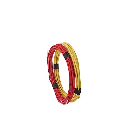 VINTORKY 2 Stück Vintage Gitarrendraht Vorverzinnt Awg Rot für Gitarrenpickup Strapazierfähiges Material Einfach zu Löten Geeignet für Umbauten und Reparaturen VINTORKY 2 Stück Vintage Gitarrendraht Vorverzinnt Awg Rot für Gitarrenpickup Strapazierfähiges Material Einfach zu Löten Geeignet für Umbauten und Reparaturen von VINTORKY