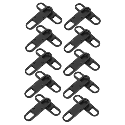 VINTORKY 20 Stück Mini S Karabinerhaken aus Metalllegierung Doppelseitig mit Federmechanismus Kompakt Verstellbar für Ketten Sicherer Diebstahlschutz für Gepäck Rucksack Outdoor Camping VINTORKY 20 Stück Mini S Karabinerhaken aus Metalllegierung Doppelseitig mit Federmechanismus Kompakt Verstellbar für Ketten Sicherer Diebstahlschutz für Gepäck Rucksack Outdoor Camping von VINTORKY