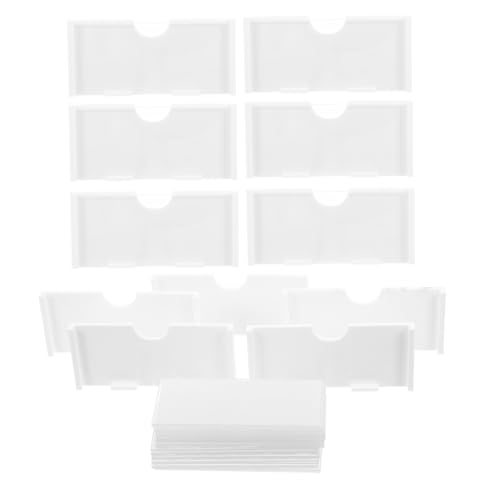 VINTORKY 20 Stück Weißes Etikettenhalter für Einzelhandel Effizientes Produktmanagement für Supermärkte und Lagerhaltung mit Praktischem Einlochdesign VINTORKY 20 Stück Weißes Etikettenhalter für Einzelhandel Effizientes Produktmanagement für Supermärkte und Lagerhaltung mit Praktischem Einlochdesign von VINTORKY
