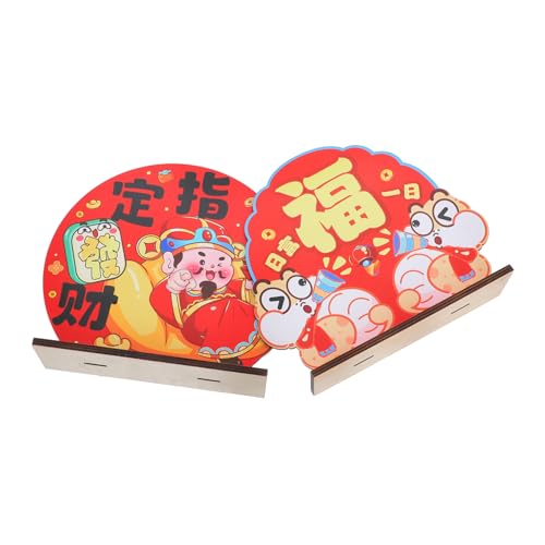 VINTORKY 2025 Jahr Schlange Chinesisches Neujahr Holz Tier Topper Desktop Ornament Für Büro Home Decor VINTORKY 2025 Jahr Schlange Chinesisches Neujahr Holz Tier Topper Desktop Ornament Für Büro Home Decor von VINTORKY