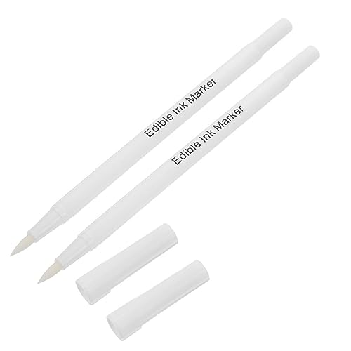 VINTORKY 2Stücke Essbare Lebensmittelfarbe Stifte für Kuchen und Kekse Weiße Pigment Marker für Fondant Dekoration Lebensmittelqualität für DIY Backen und Kreative Gestaltung VINTORKY 2Stücke Essbare Lebensmittelfarbe Stifte für Kuchen und Kekse Weiße Pigment Marker für Fondant Dekoration Lebensmittelqualität für DIY Backen und Kreative Gestaltung von VINTORKY