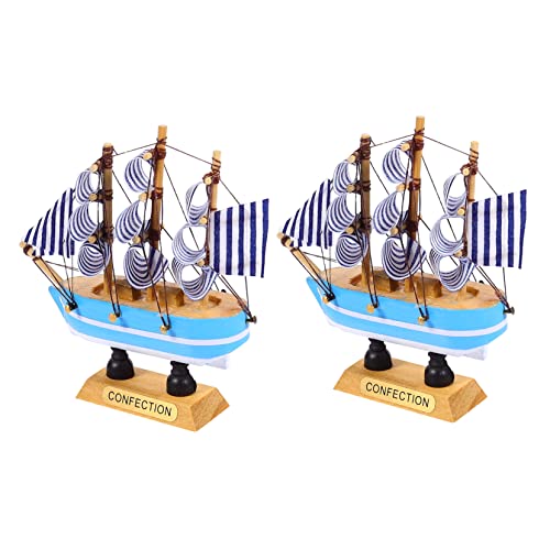 VINTORKY 2Stücke Kreative Segelschiff Kuchen Toppers Tortendeko Für Graduation Party Und Kindergeburtstag Dekoration Für Einzigartige Kuchenanlässe von VINTORKY