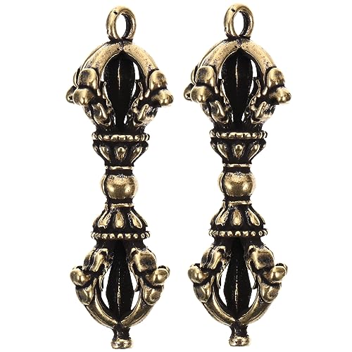 VINTORKY 2stücke Mini Messing Vajra Stößel Ornamente Kreative Desktop Dekoration Innenraum Wohnzimmer Schlafzimmer Esszimmer Verzierungen VINTORKY 2stücke Mini Messing Vajra Stößel Ornamente Kreative Desktop Dekoration Innenraum Wohnzimmer Schlafzimmer Esszimmer Verzierungen von VINTORKY