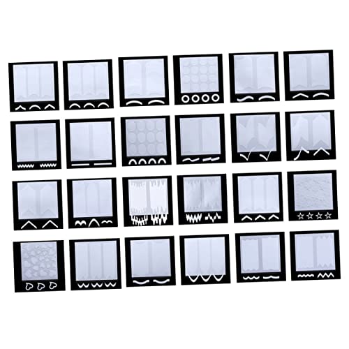 VINTORKY 3 Sätze Nail Art Stencils Aufkleber Set Selbstklebende Nagelschablonen für Kreative French Maniküre Einfach Anzuwenden für Unterwegs VINTORKY 3 Sätze Nail Art Stencils Aufkleber Set Selbstklebende Nagelschablonen für Kreative French Maniküre Einfach Anzuwenden für Unterwegs von VINTORKY