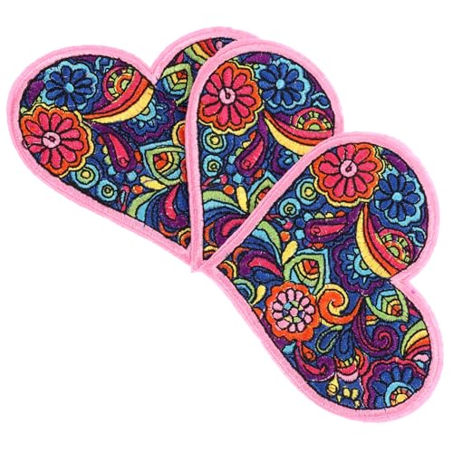 VINTORKY 3 Stück Stickereipatches Stylische Aufnäher für Kleidung Rucksäcke und Dekoration zum Aufbügeln oder Aufnähen Herzmotiv VINTORKY 3 Stück Stickereipatches Stylische Aufnäher für Kleidung Rucksäcke und Dekoration zum Aufbügeln oder Aufnähen Herzmotiv von VINTORKY