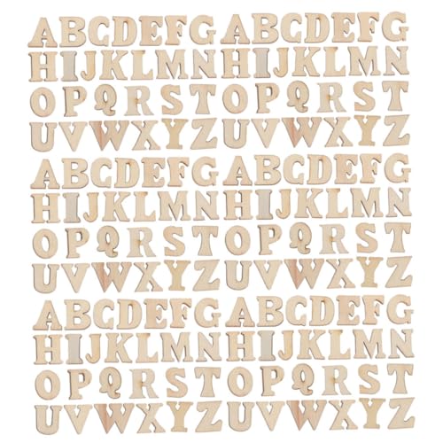 VINTORKY 300 Stück Teiliges DIY Holzbuchstaben Naturbelassene Hohe Buchstaben Leichte und Glatte Holzdekoration für Bastelprojekte Wand und Raumgestaltung für Kreative Handwerksarbeiten VINTORKY 300 Stück Teiliges DIY Holzbuchstaben Naturbelassene Hohe Buchstaben Leichte und Glatte Holzdekoration für Bastelprojekte Wand und Raumgestaltung für Kreative Handwerksarbeiten von VINTORKY