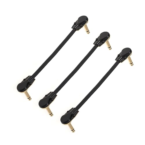 VINTORKY 3Stücke Gitarren Patchkabel Rechts zu Rechts Instrumentenkabel mit Vergoldeten Steckern für Bass und Keyboard Effektpedale Doppelt Abgeschirmt Hochwertiges VINTORKY 3Stücke Gitarren Patchkabel Rechts zu Rechts Instrumentenkabel mit Vergoldeten Steckern für Bass und Keyboard Effektpedale Doppelt Abgeschirmt Hochwertiges von VINTORKY