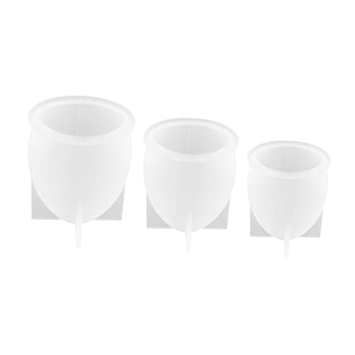 VINTORKY 3Stücke Silikonformen für Eier Ei Förmige Epoxidharz Gießformen für Kreative DIY Projekte Langlebig und Leicht zu Reinigen für Ostern und Handwerkskunst von VINTORKY