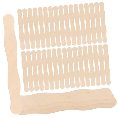 VINTORKY 50 Stück Holzstäbchen für Diy Bastelarbeiten Lebensmittelechtes Material Vielseitig Einsetzbar für Fächer Einladungen und Mischungen VINTORKY 50 Stück Holzstäbchen für Diy Bastelarbeiten Lebensmittelechtes Material Vielseitig Einsetzbar für Fächer Einladungen und Mischungen von VINTORKY