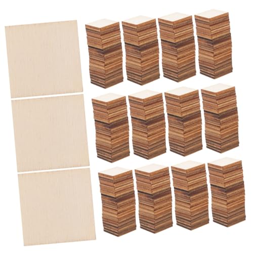 VINTORKY 500 Stück Quadratische Holzscheiben Blanke Unbehandelte Holzausschnitte für DIY Bastelprojekte Schnitzen Brennholzmalerei Rustikale Heimdekoration VINTORKY 500 Stück Quadratische Holzscheiben Blanke Unbehandelte Holzausschnitte für DIY Bastelprojekte Schnitzen Brennholzmalerei Rustikale Heimdekoration von VINTORKY