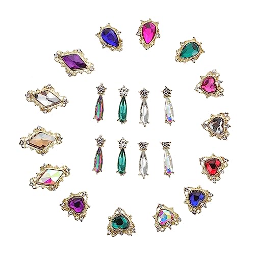 VINTORKY 54Stücke Maniküre Dekore Charms Aus Legierung Für DIY Nail Art Für Nagelstudios Und Heimgebrauch Elegant Für Besondere Anlässe VINTORKY 54Stücke Maniküre Dekore Charms Aus Legierung Für DIY Nail Art Für Nagelstudios Und Heimgebrauch Elegant Für Besondere Anlässe von VINTORKY
