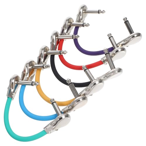 VINTORKY 6 Stück Teiliges Gitarren Patchkabel Anschlusskabel für Effekte für Enge Räume Geeignet für Gitarren und Elektronische Geräte VINTORKY 6 Stück Teiliges Gitarren Patchkabel Anschlusskabel für Effekte für Enge Räume Geeignet für Gitarren und Elektronische Geräte von VINTORKY