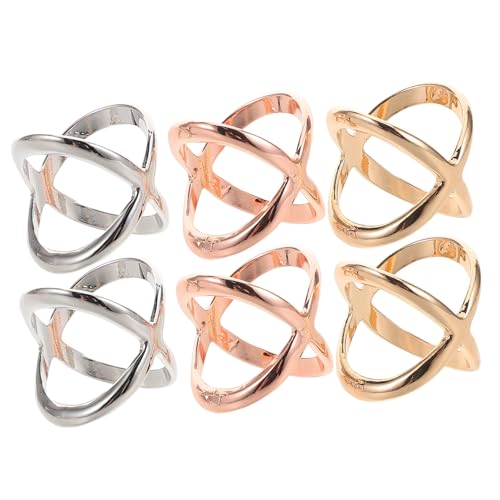 VINTORKY 6 Stück Teiliges X Förmiger Schalclip für Damen und Vielseitige Seidenschal Buckle Roségold und Stilvolle Accessoires für Halstücher und Schals VINTORKY 6 Stück Teiliges X Förmiger Schalclip für Damen und Vielseitige Seidenschal Buckle Roségold und Stilvolle Accessoires für Halstücher und Schals von VINTORKY