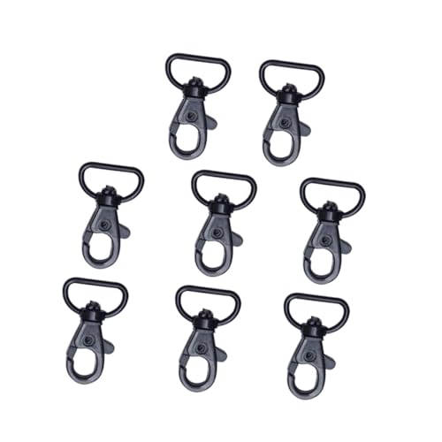 VINTORKY 8 Stück Teiliges Schwarze Karabinerhaken mit Drehbarem D ring Robuste Haken für Lanyards und Handtaschen Langlebige Klemmverschlüsse für Hundeleinen und Accessoires VINTORKY 8 Stück Teiliges Schwarze Karabinerhaken mit Drehbarem D ring Robuste Haken für Lanyards und Handtaschen Langlebige Klemmverschlüsse für Hundeleinen und Accessoires von VINTORKY