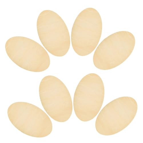 VINTORKY 8 Stück Teiliges Unvollendete Ovale Holzstücke für DIY Malerei und Bastelprojekte Vielseitige Holzteile für Kreative Holzdekoration und Wohnaccessoires VINTORKY 8 Stück Teiliges Unvollendete Ovale Holzstücke für DIY Malerei und Bastelprojekte Vielseitige Holzteile für Kreative Holzdekoration und Wohnaccessoires von VINTORKY