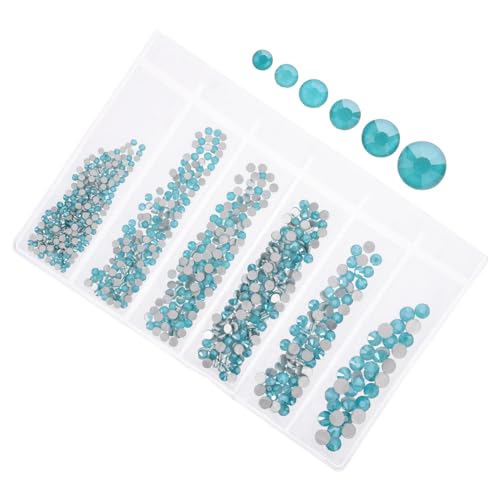 VINTORKY 820Stücke Nageldiamanten Glitzernde Rhinestones für Nagelkunst DIY Handyhüllen und Bastelprojekte Hochpräzise Flache Rückseite Vielseitige Anwendung von VINTORKY