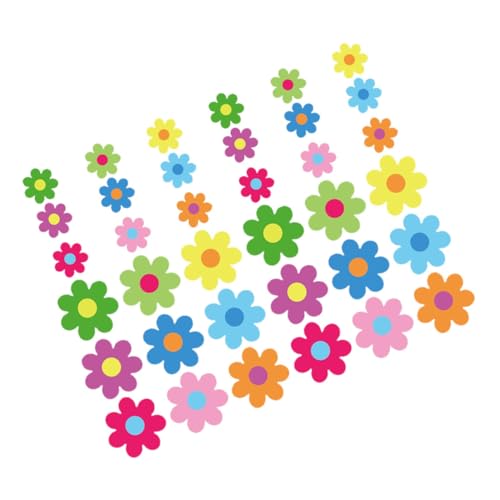 VINTORKY Blumen Papierausschnitte Bunt Teilig mit Klebepunkten Robuste Pinnwand Deko für Klassenzimmer Vielseitig Beschreibbar Langlebig für Frühling Sommer Bastelprojekte VINTORKY Blumen Papierausschnitte Bunt Teilig mit Klebepunkten Robuste Pinnwand Deko für Klassenzimmer Vielseitig Beschreibbar Langlebig für Frühling Sommer Bastelprojekte von VINTORKY