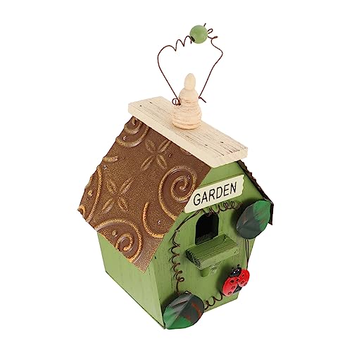 VINTORKY Chic Nest Vogelhaus Aus Holz Für Den Außenbereich Baumelnd Für Garten Oder Veranda von VINTORKY