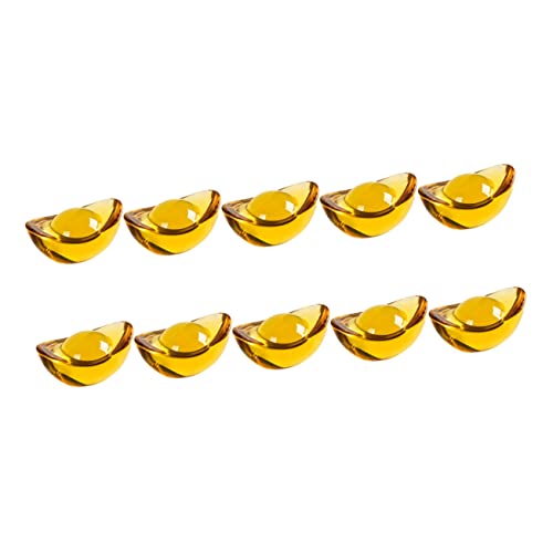 VINTORKY Citrin-Barren Dekorative Barren-Ornamente Goldener Barren Schreibtisch- Für Das Home Office Reichtum Glück Barren-Set VINTORKY Citrin-Barren Dekorative Barren-Ornamente Goldener Barren Schreibtisch- Für Das Home Office Reichtum Glück Barren-Set von VINTORKY