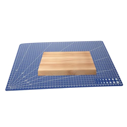 VINTORKY Doppelseitige Schneidematte Blau Leichte Gravierbare Bastelunterlage für DIY Handwerk Langlebige Schneideplatte für Nähen Papier Leder Scrapbooking Modellbau Geeignet für Profi von VINTORKY