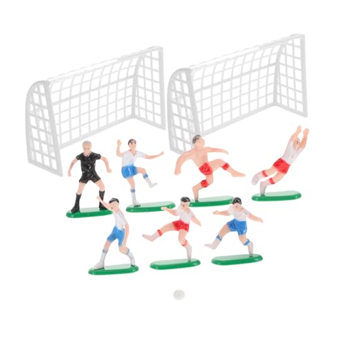 VINTORKY Fußball Spieler Figuren aus Robustem Kunststoff Detailreiche Miniatur fußballplatz Deko für Geburtstagsfeiern Authentische Sport Mottoparty Tortendekoration VINTORKY Fußball Spieler Figuren aus Robustem Kunststoff Detailreiche Miniatur fußballplatz Deko für Geburtstagsfeiern Authentische Sport Mottoparty Tortendekoration von VINTORKY