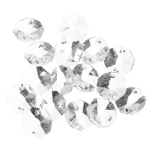 VINTORKY Glasperlen-Vorhang- 100 Stück 14 Mm Doppelloch-kristallperlen Bastelprojekte VINTORKY Glasperlen-Vorhang- 100 Stück 14 Mm Doppelloch-kristallperlen Bastelprojekte von VINTORKY