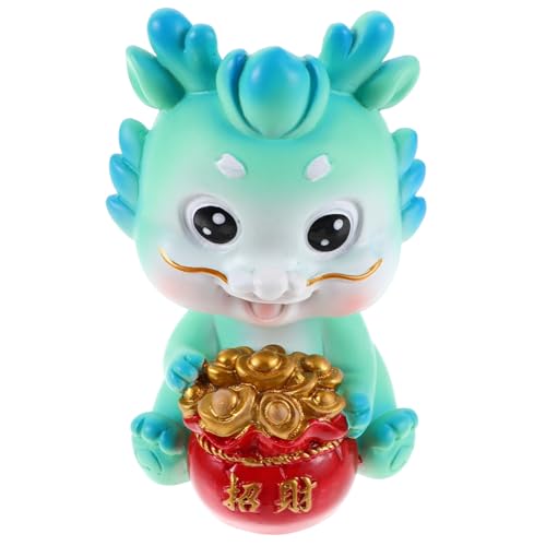 VINTORKY Jahr des Drachenharzes Handwerk Schmuckshütte Auto Drache Figur Ballon Girland Kit Monster Dolls Schmuck Mini Kuchen Tiere Süße Gefüllte Geburtstagsdekorationen Für Mädchen Blau VINTORKY Jahr des Drachenharzes Handwerk Schmuckshütte Auto Drache Figur Ballon Girland Kit Monster Dolls Schmuck Mini Kuchen Tiere Süße Gefüllte Geburtstagsdekorationen Für Mädchen Blau von VINTORKY