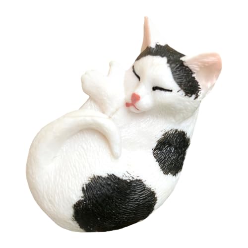 VINTORKY Katzenfiguren Und Katzenstatue Desktop-Dekoration Aus Kunststoff Tischdekoration Heimdekoration VINTORKY Katzenfiguren Und Katzenstatue Desktop-Dekoration Aus Kunststoff Tischdekoration Heimdekoration von VINTORKY