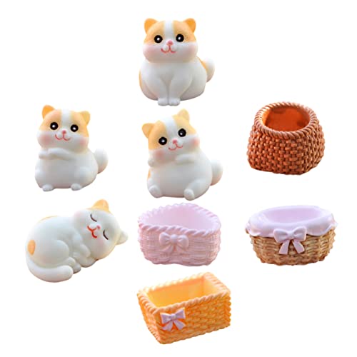 VINTORKY Katzenornament 8 Stück Katzenfiguren Aus Kunstharz Einzigartiges Desktop- VINTORKY Katzenornament 8 Stück Katzenfiguren Aus Kunstharz Einzigartiges Desktop- von VINTORKY