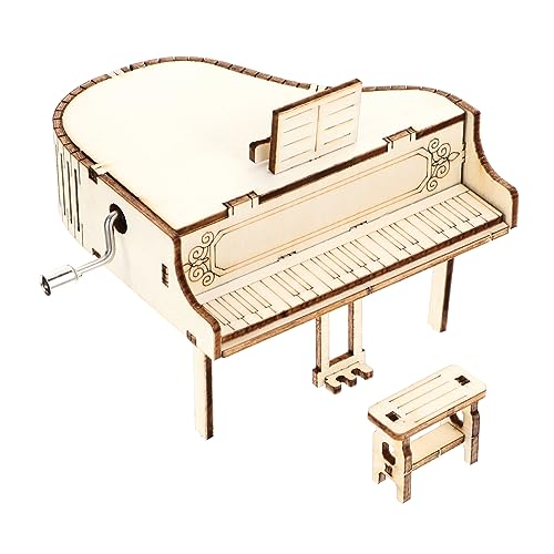 VINTORKY Kreative DIY Spieluhr aus Handgefertigtes Klavier Modell als Schreibtisch für Feste und für Zuhause und Büro VINTORKY Kreative DIY Spieluhr aus Handgefertigtes Klavier Modell als Schreibtisch für Feste und für Zuhause und Büro von VINTORKY