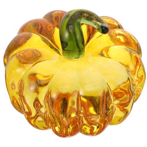 VINTORKY Glas Kürbis Ornament Kunstvolle Pumpkin Figur Mit Feiner Verarbeitung Für Dekoration Wohnzimmer Schlafzimmer Und Geschäften Stimmungsvolle Herbst Deko Für Halloween Und VINTORKY Glas Kürbis Ornament Kunstvolle Pumpkin Figur Mit Feiner Verarbeitung Für Dekoration Wohnzimmer Schlafzimmer Und Geschäften Stimmungsvolle Herbst Deko Für Halloween Und von VINTORKY