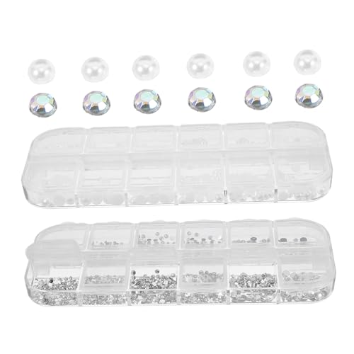 VINTORKY Nageldekorationen Perlen Charms für Nail Art Acrylnägel und Maniküre für Damen von VINTORKY