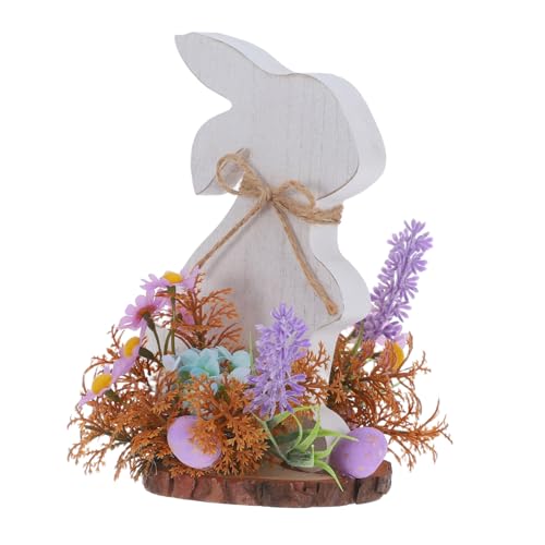 VINTORKY Niedliche Und Verspielte Osterhasen-Dekorationen Pastorale Holzfigur Für Die Raumdekoration. VINTORKY Niedliche Und Verspielte Osterhasen-Dekorationen Pastorale Holzfigur Für Die Raumdekoration. von VINTORKY